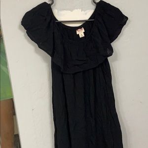 Black flowy dress